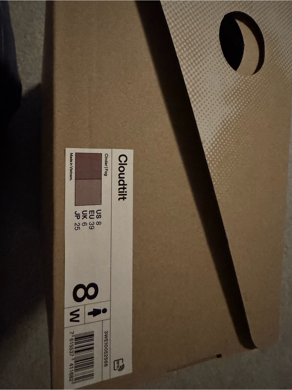 Women’s On Cloudtilt Cinder/Fog size 8 - Picture 2 of 6